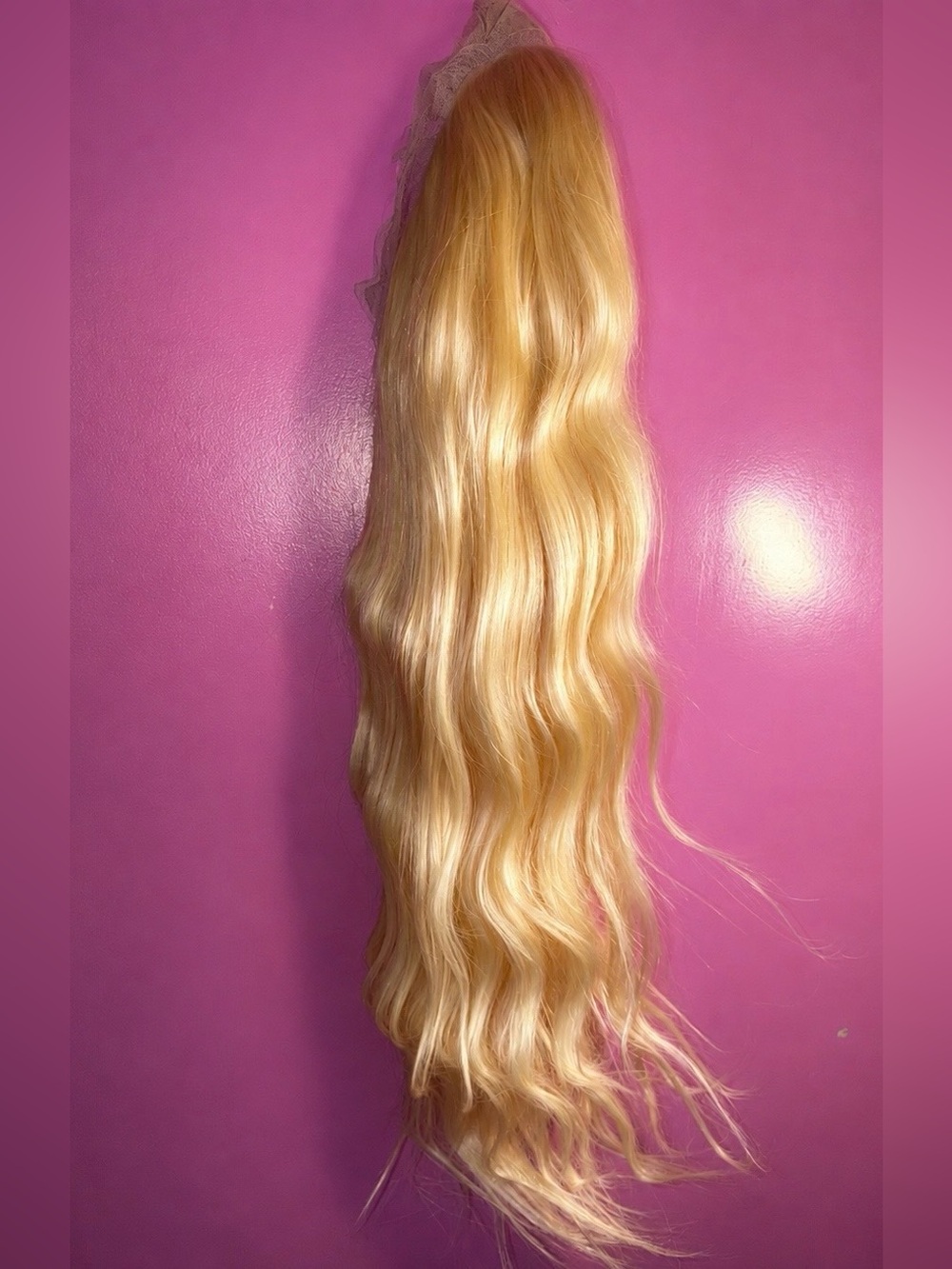 30” 613 Blonde 13x6 Human Hair Lace Frontal Wig 250% Density